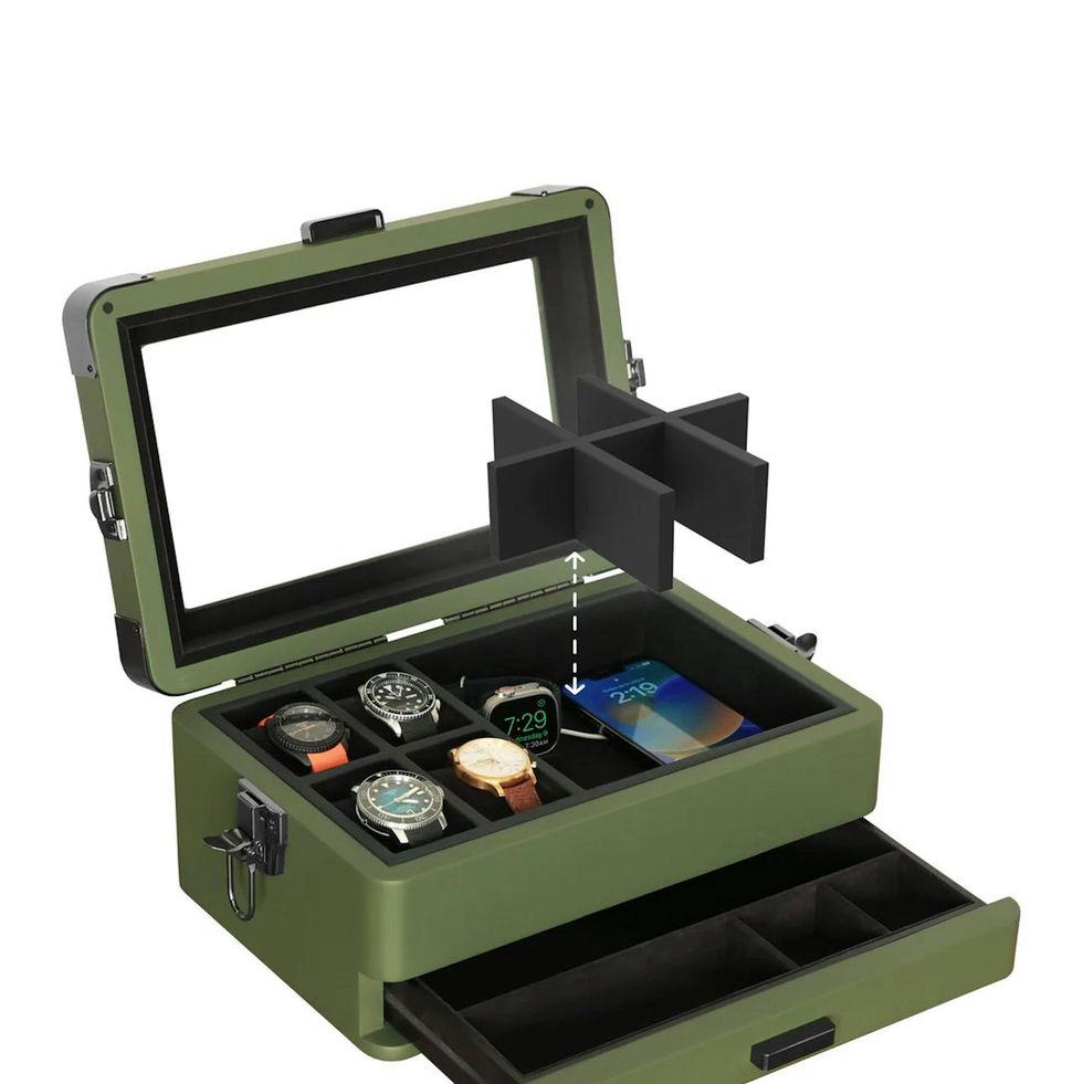 Military Watch Box in Green