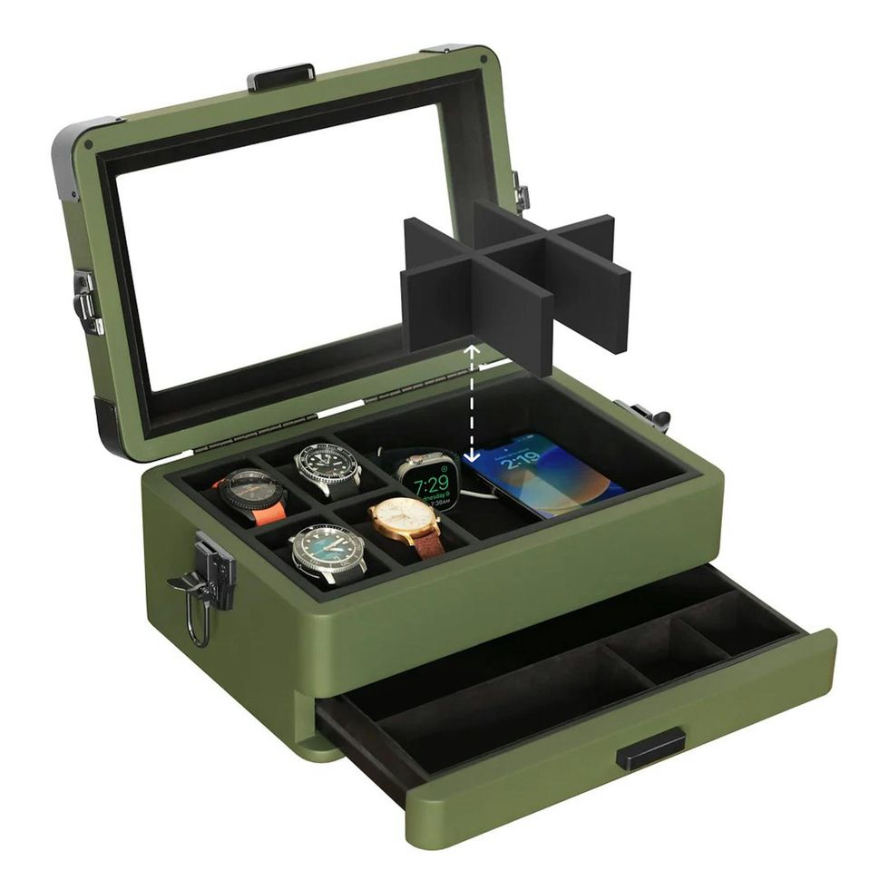 Military Watch Box in Green