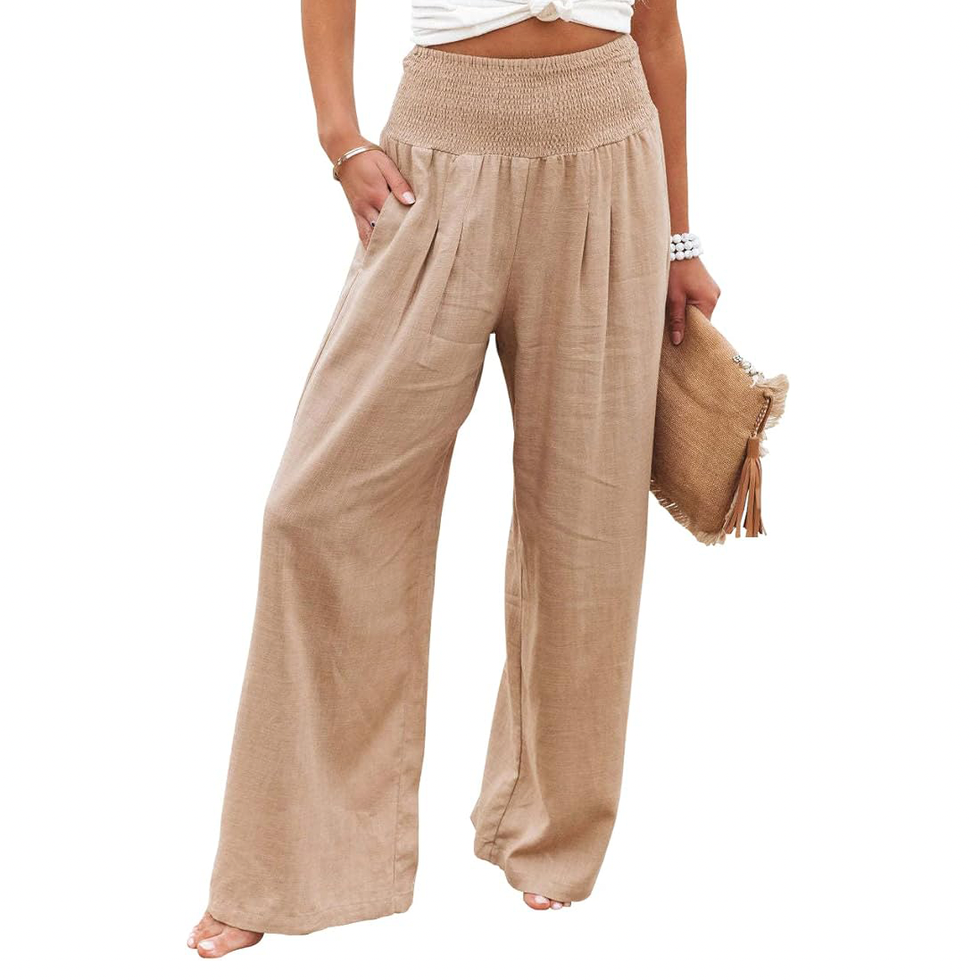 Linen Wide Leg Pants