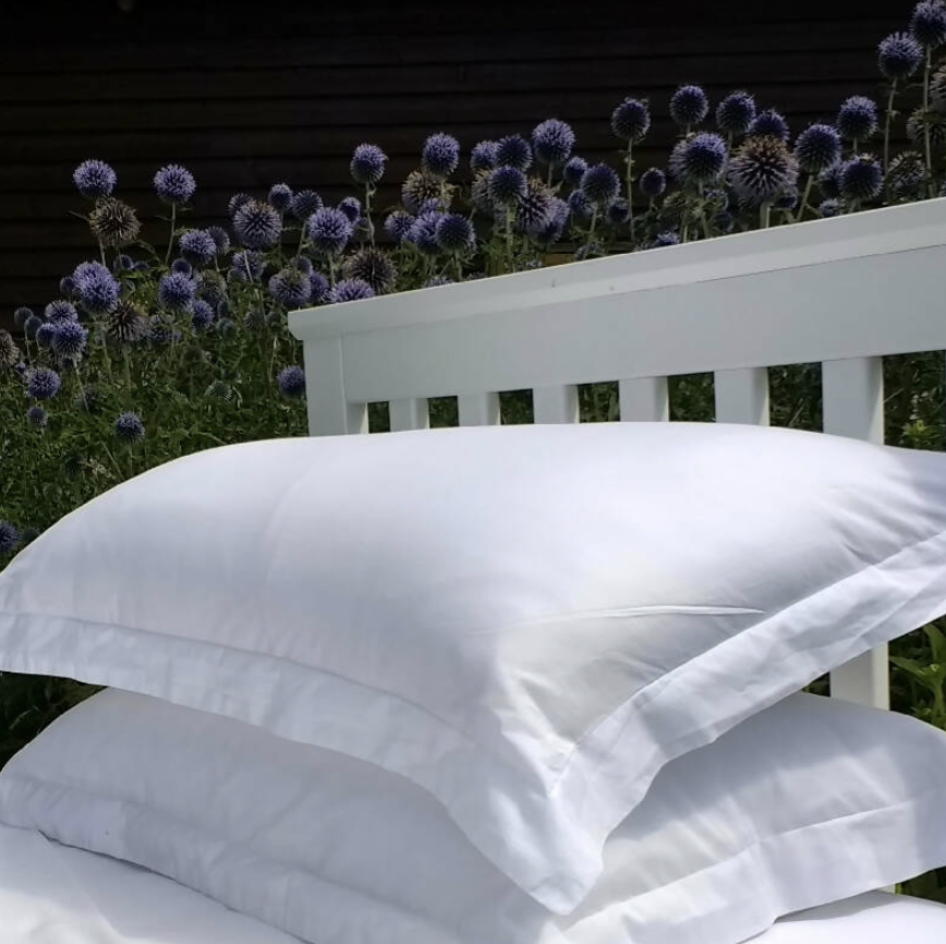 White Pillowcases in Organic Cotton
