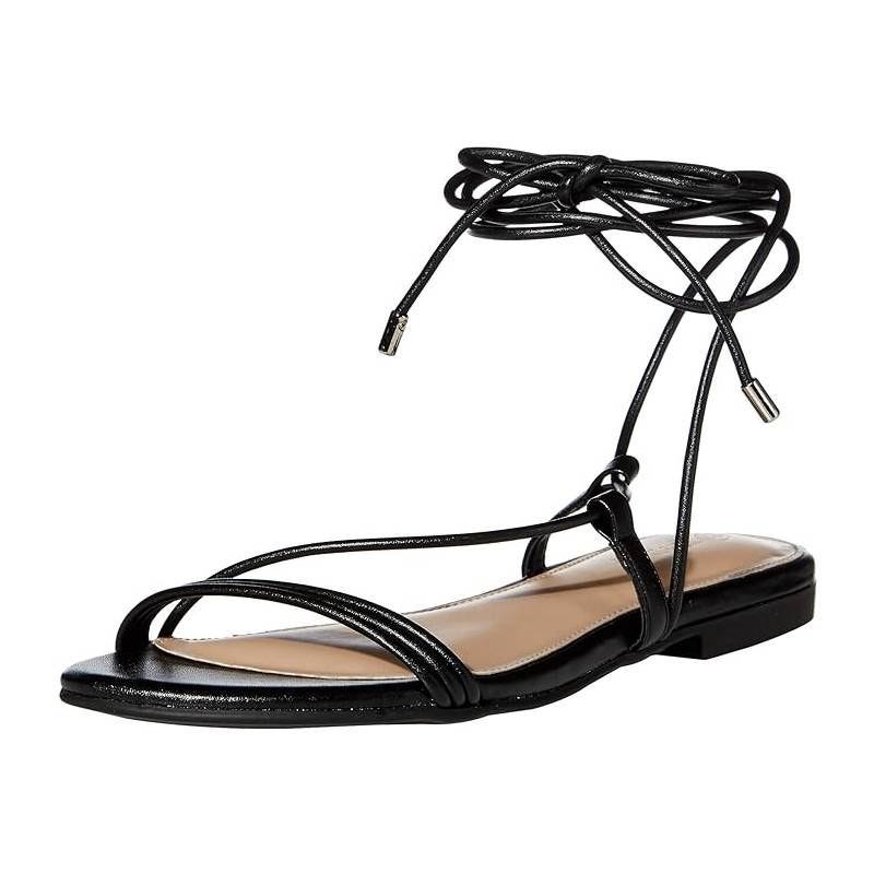 ¡Potencia tu bronceado y alarga tus piernas! 5 vestidos de crochet y 5 sandalias de Bershka, Mango y Zara 13 Moncloa The Drop sandalias de tiras por 34 €: Eleva tu estilo con elegancia y comodidad