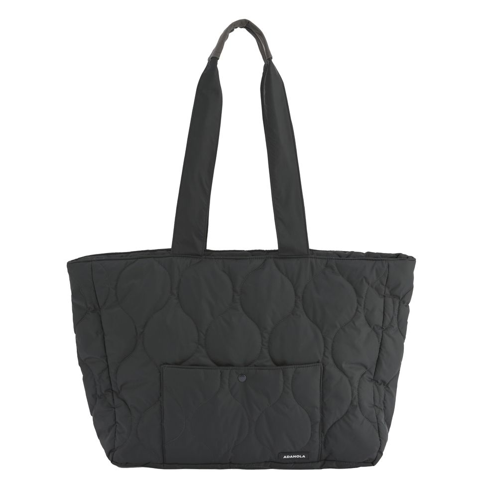 Quilted Nylon Tote Bag