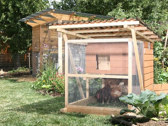 Garden Chicken Coop & Moble Ark Plans