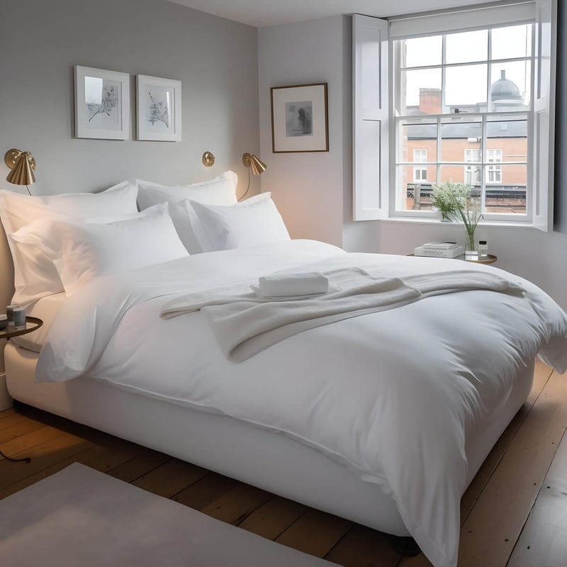 Egyptian Cotton 500 Thread Count Sateen Luxury Bedding 