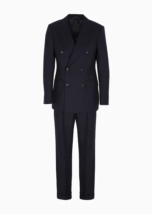 ASV Royal Line double-breasted virgin-wool cloth suit