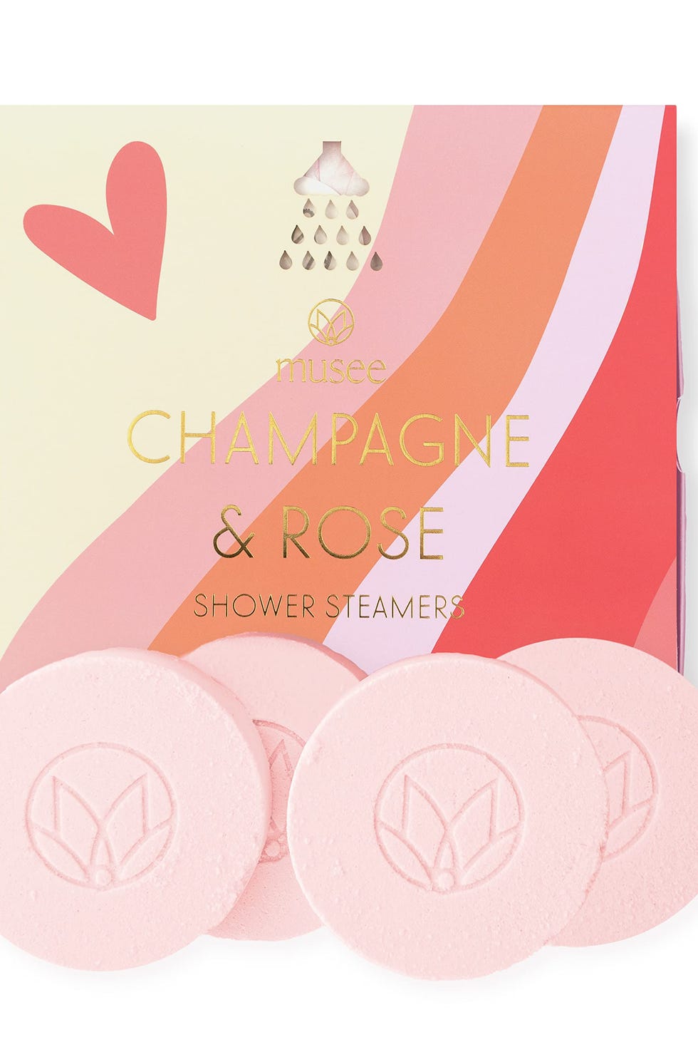 Champagne & Rose Shower Steamers Champagne & Rose Shower Steamers