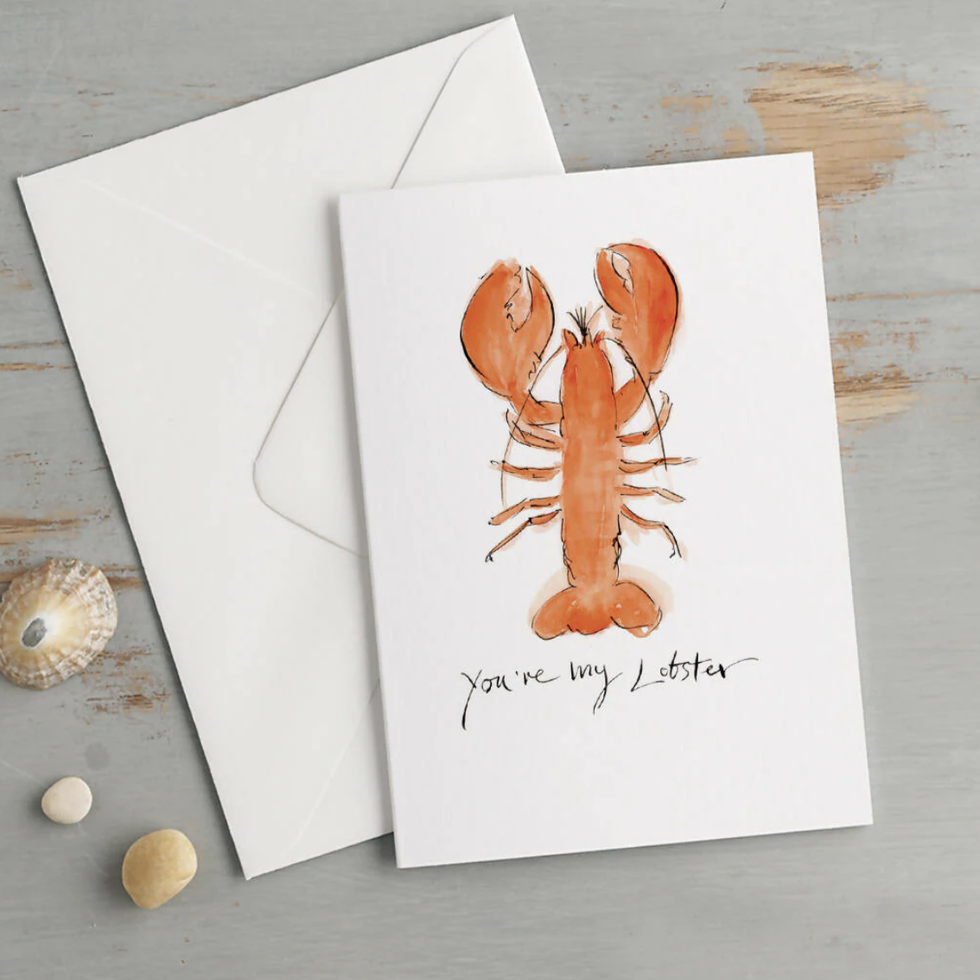 'You're My Lobster' Funny Romantic Card