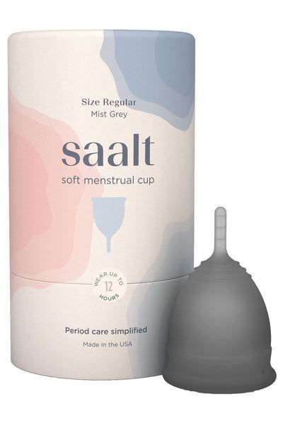 Soft Menstrual Cup Regular - Grey