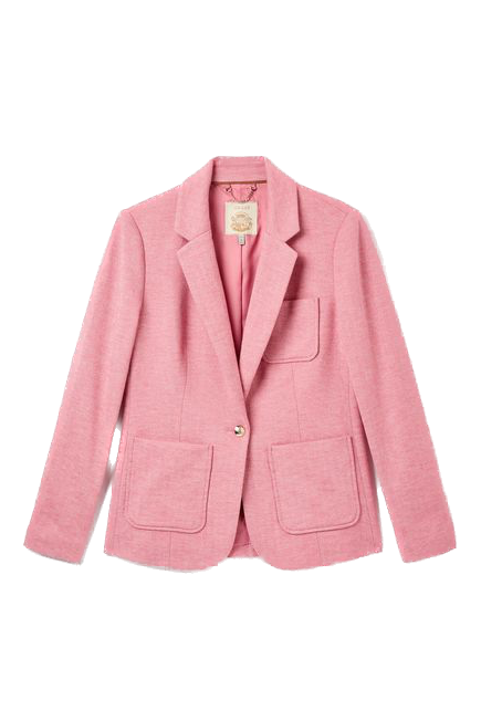 Pink Cotton Blazer