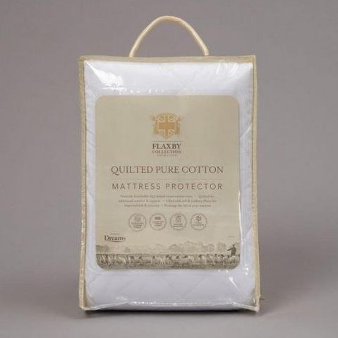 Flaxby Quilted Pure Cotton Mattress Protector