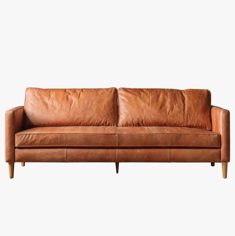 Citadel Leather Sofa in Vintage Brown