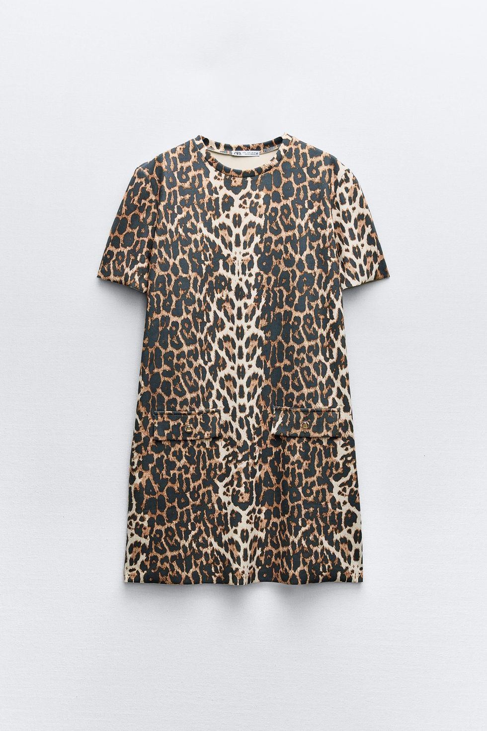 Vestido corto leopardo