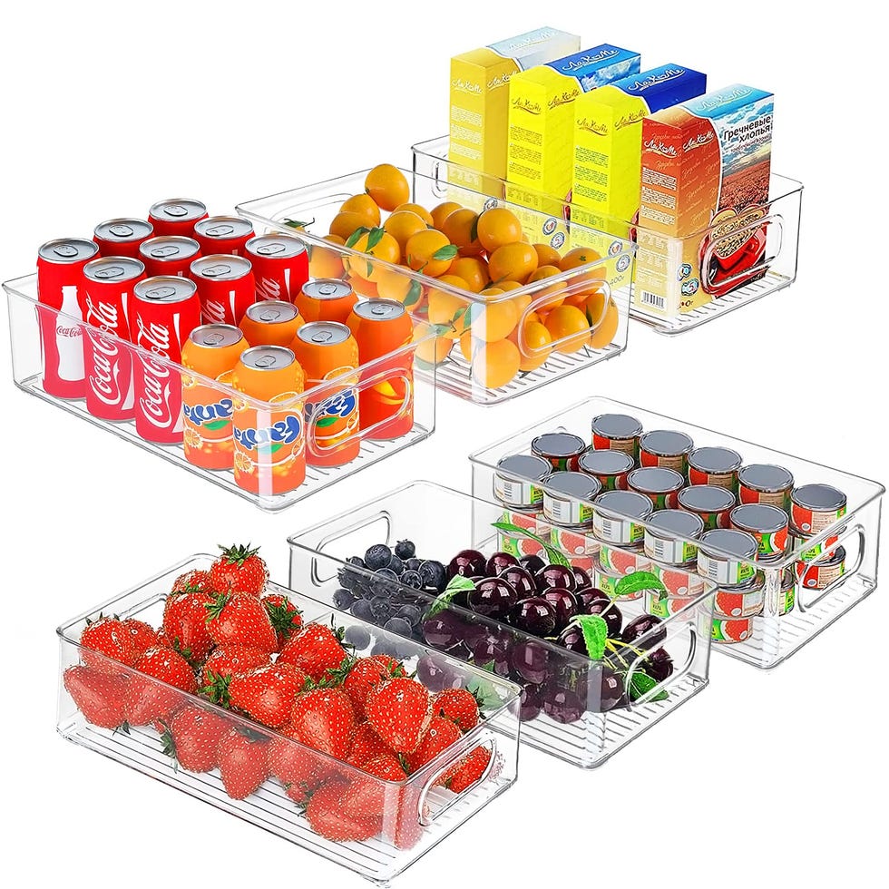 Organizadores transparentes para frigorífico