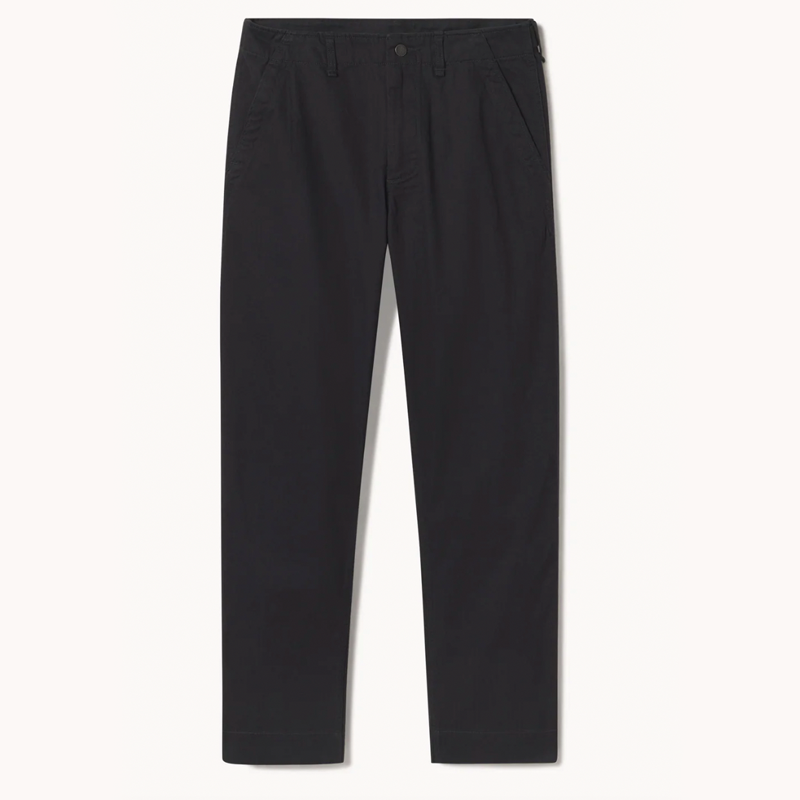 Herringbone Twill Full Saddle Baker Pants