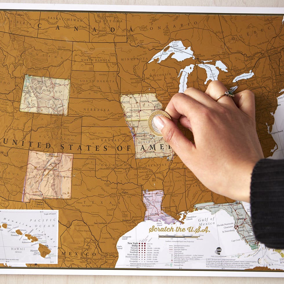 Scratch Off Map
