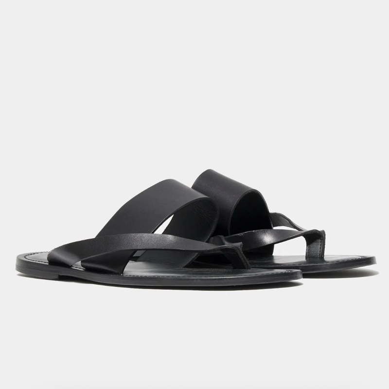 Tuscan Leather Thong Cross Sandal