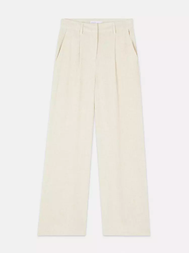 Pantalón de traje blanco