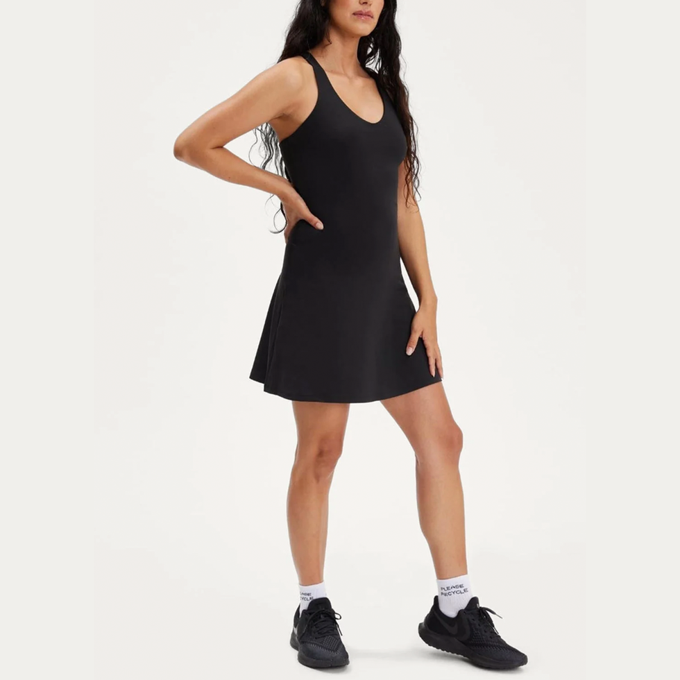 Black Lola V-Neck Dress