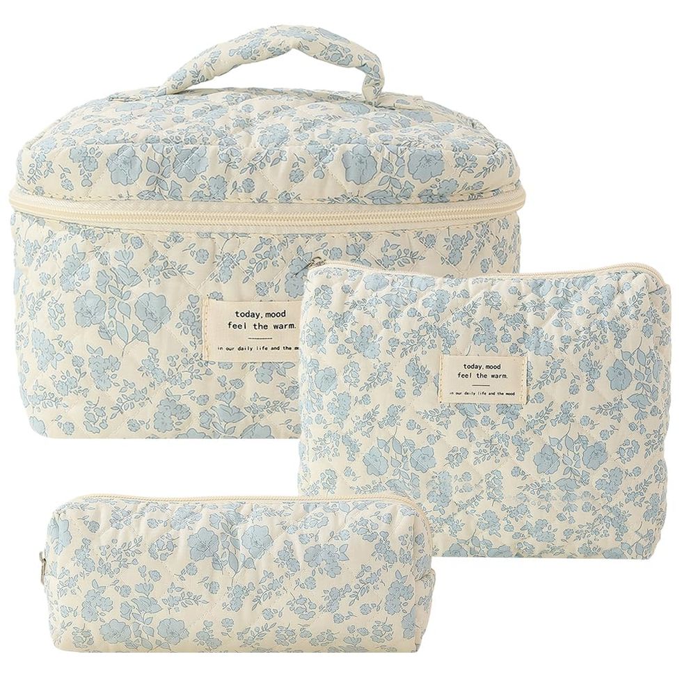 JQWSVE Quilted Makeup Bags