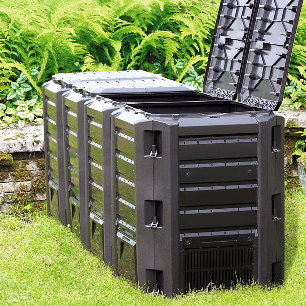 Compostador 800L Negro Plástico L 