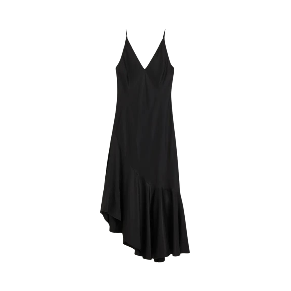 H&M asymmetrische slip-on jurk