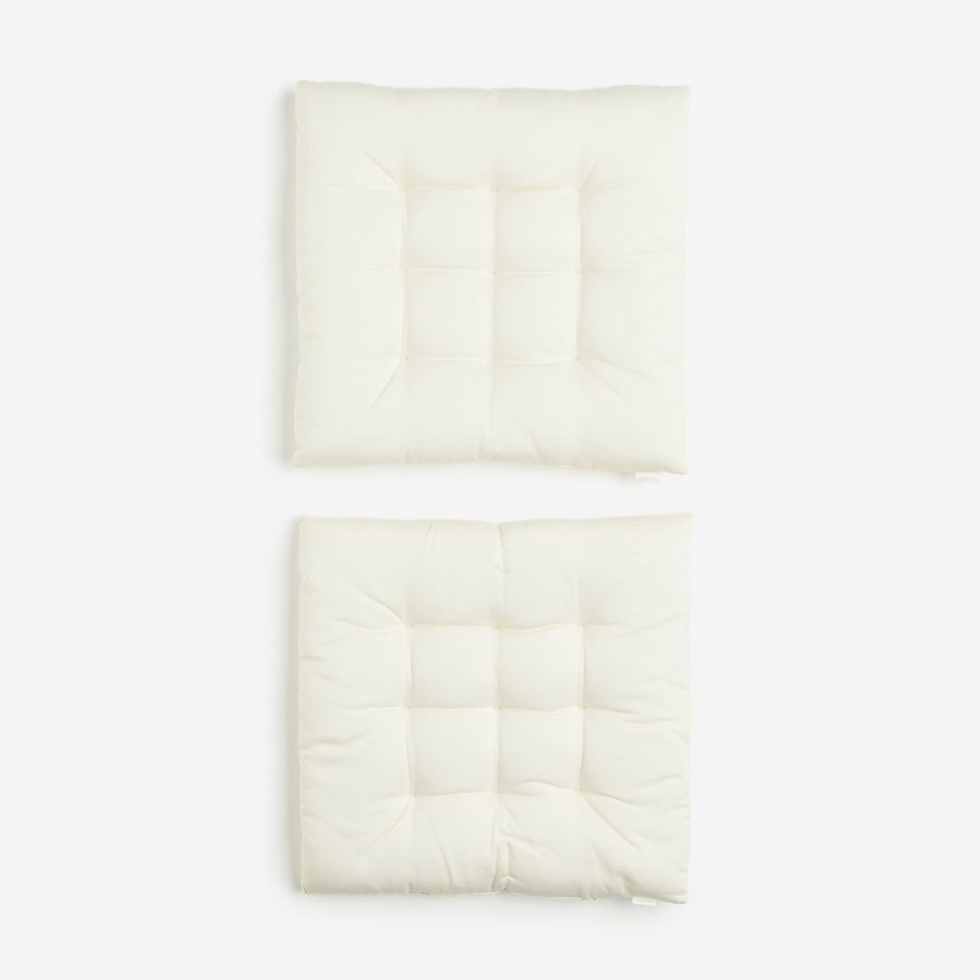 Cotton Seat Cushions (Set of Two)