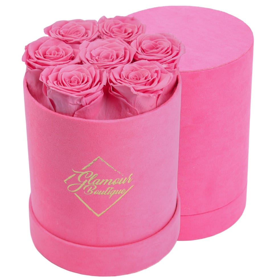 Forever Real Rose Flower With Scented Candle Set For Women