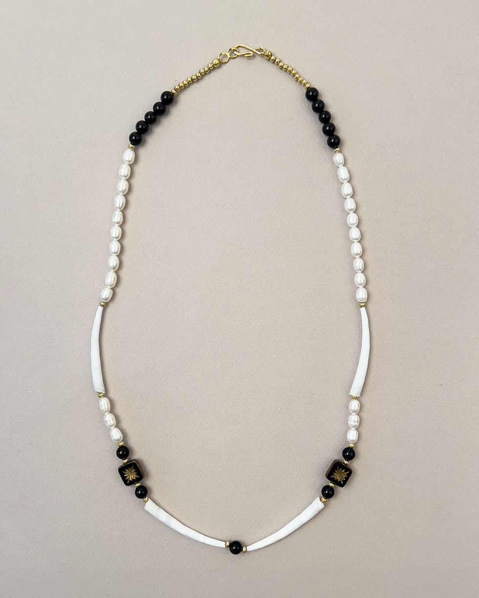 Pearl and Dentalium Necklace