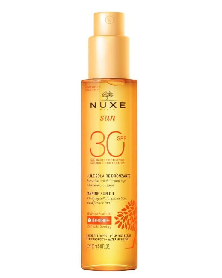 Nuxe Sun Tanning Oil Face and Body SPF 30