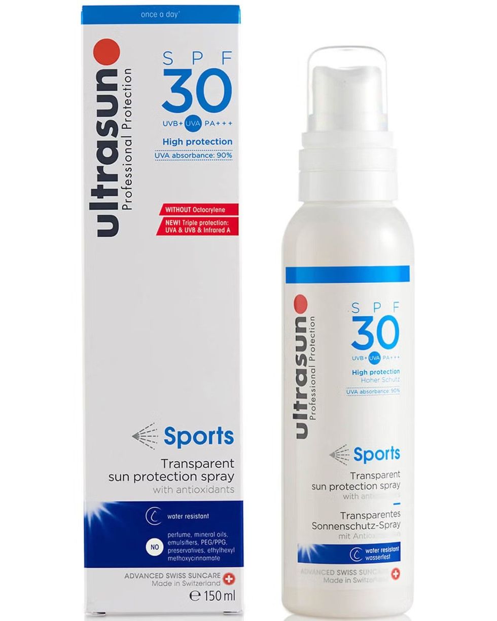 Ultrasun Spray Sports Clear SPF 30