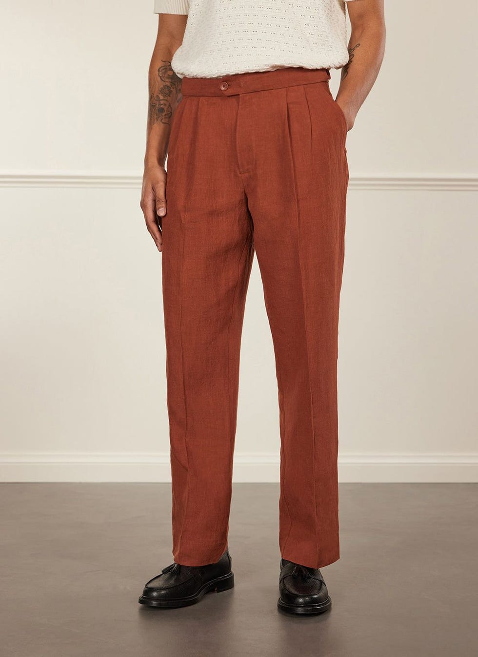 Pleated Tailored Trousers