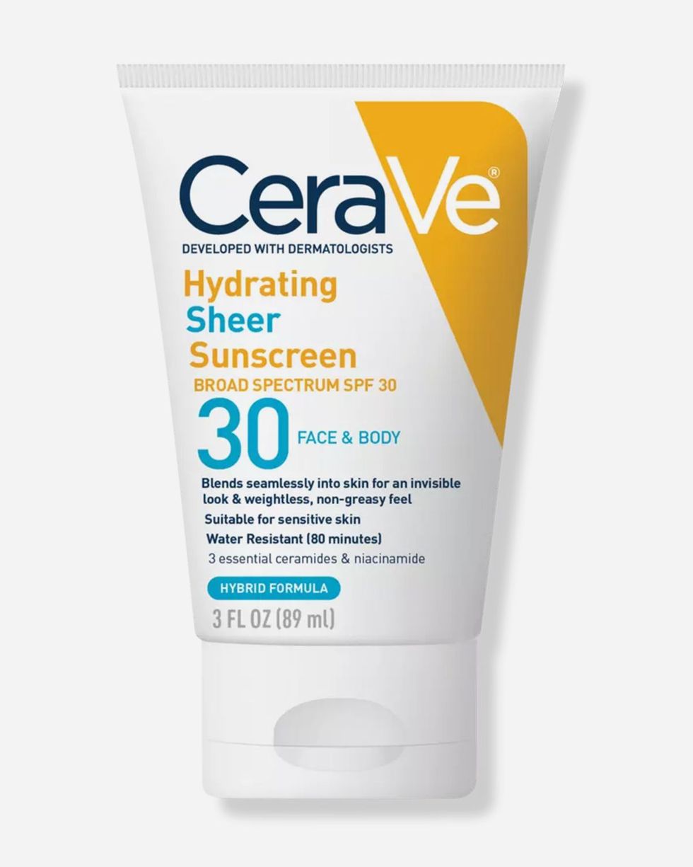 Hydrating Sheer Sunscreen SPF 30 for Face and Body