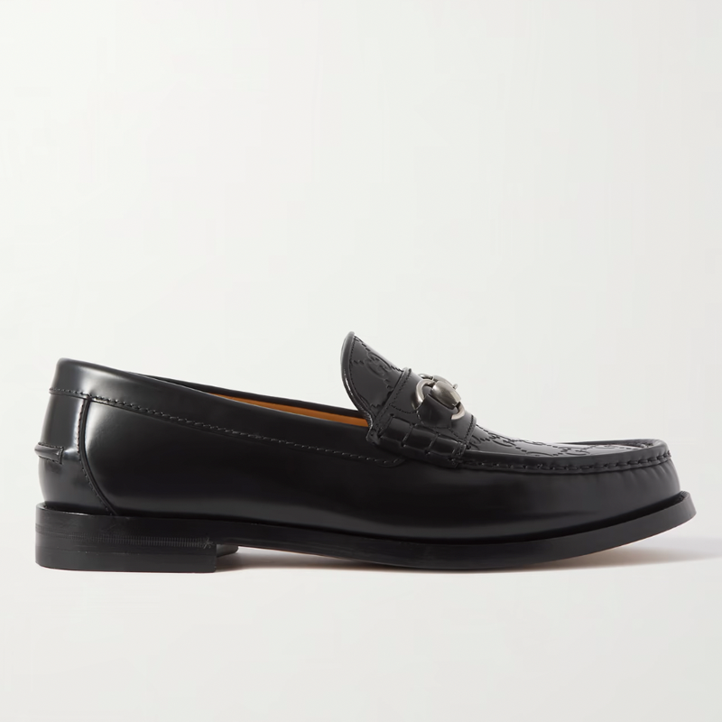 Kaveh Logo-Embossed Horsebit Leather Loafers