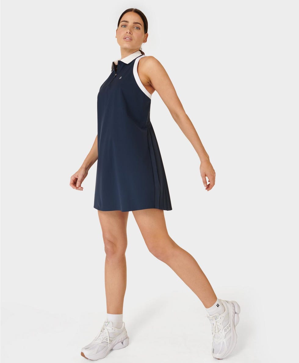 Power Match Point Pleat Tennis Dress