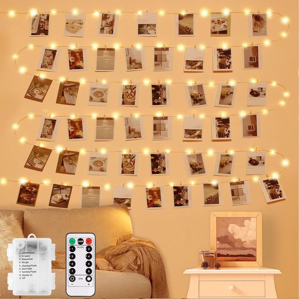 Photo Clip String Lights with Remote