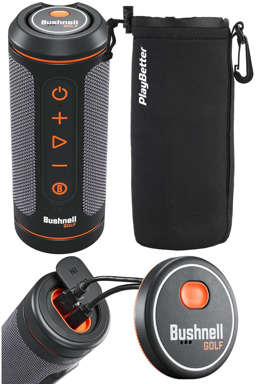 Bushnell Wingman 2 Golf GPS Speaker Bundle