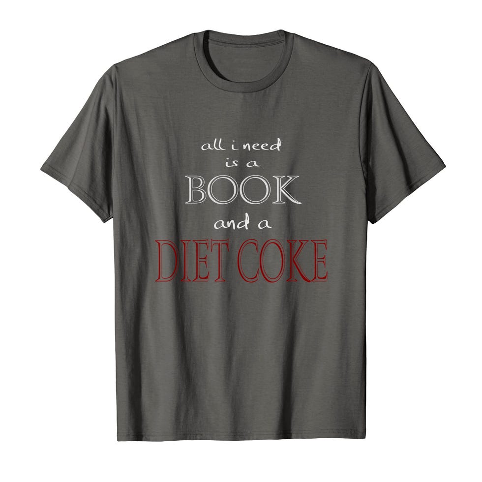 Boho Graphics T-Shirt - All I Need Is A Book And A Diet Coke Boho Graphics T-Shirt - All I Need Is A Book And A Diet Coke