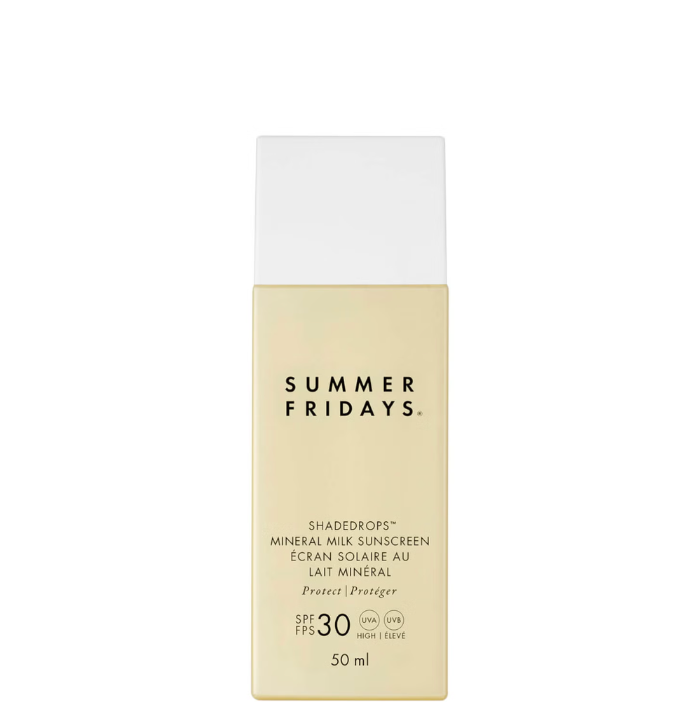 Summer Fridays Shadedrops Mineral Milk Sunscreen