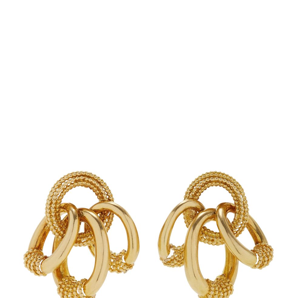 One-of-a-Kind 18K Yellow Gold Cartier Hoop Earrings