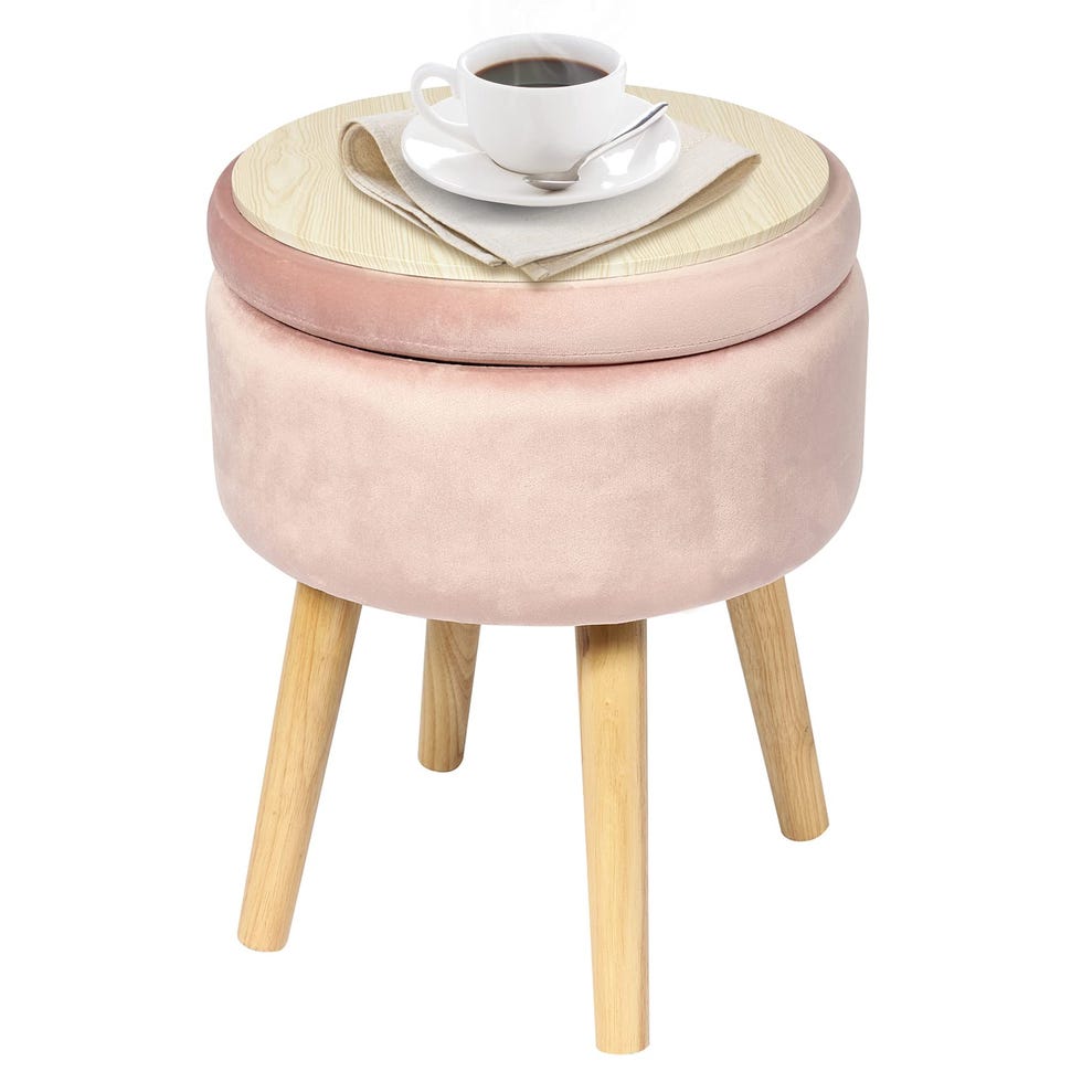 Taburete con almacenamiento