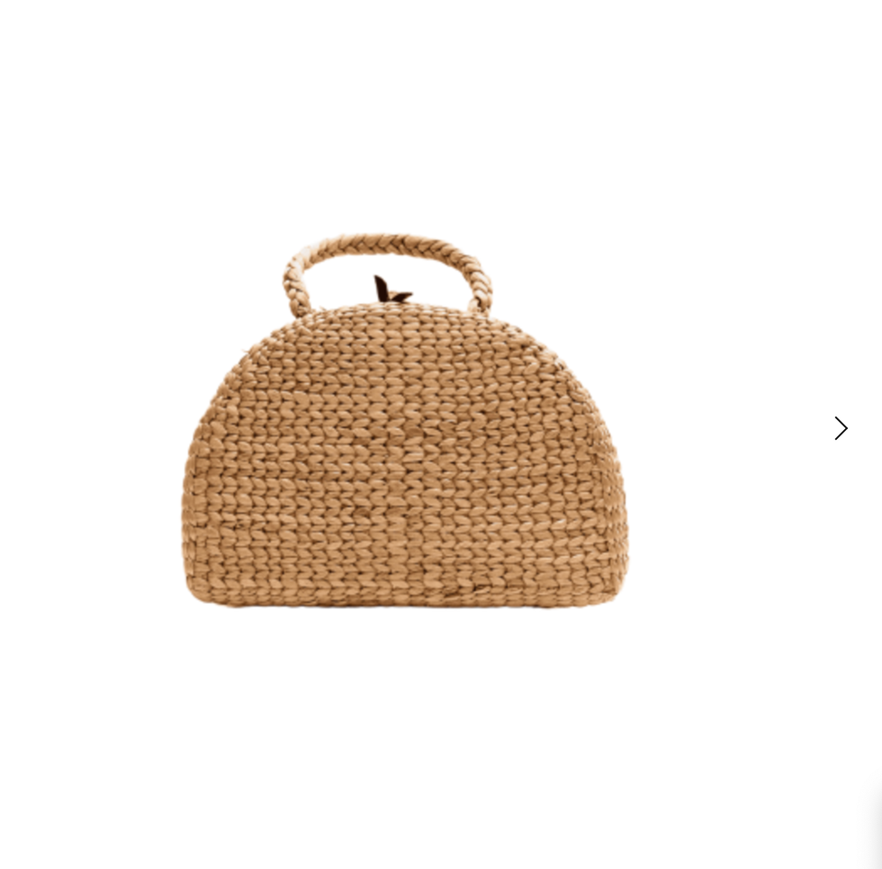 Large Palm Print Picnic Basket 