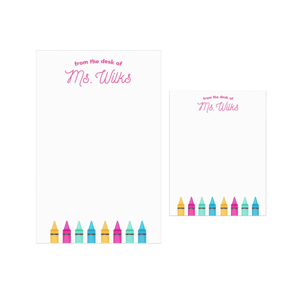 Personalized Stationery Notepad 