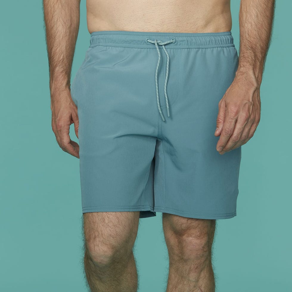 Performance Lined Swim Trunks