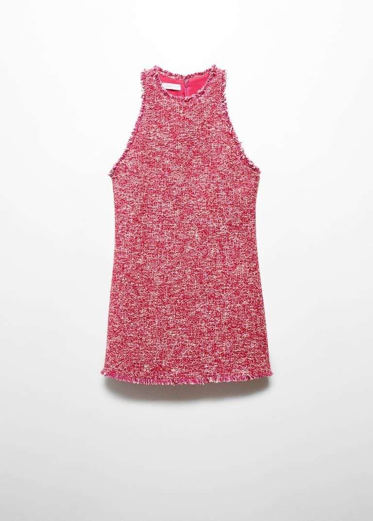 Vestido corto de tweed