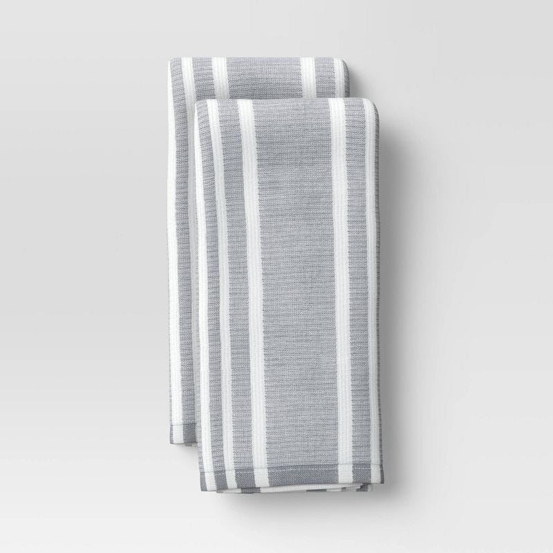 Cotton Striped Terry Kitchen Towels