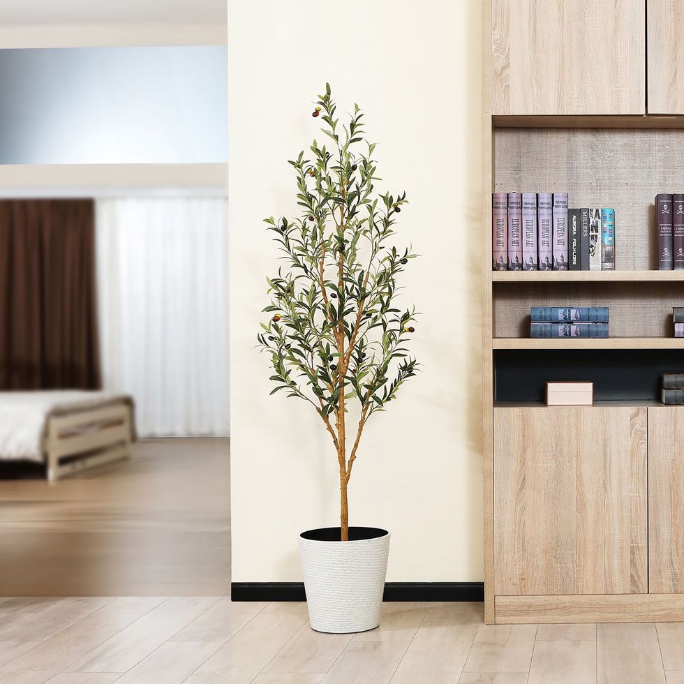 Artificial Olive Tree in Planter 