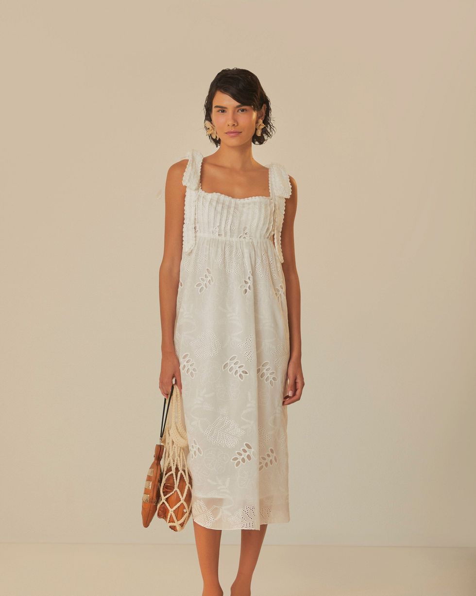 Off-White Midi Dress