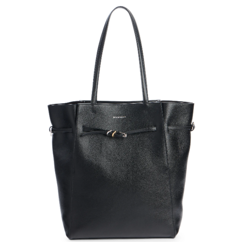 Medium Voyou Belted Leather Tote