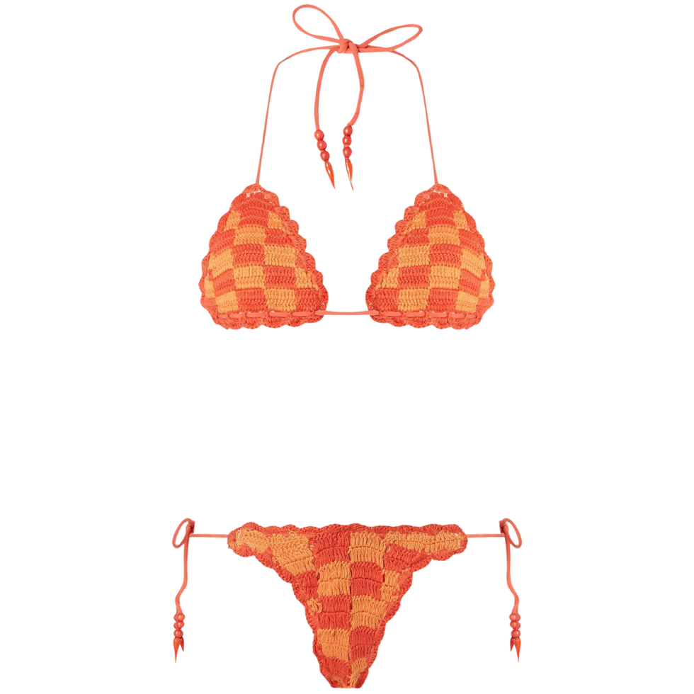 It's Now Cool crochet bikinitop