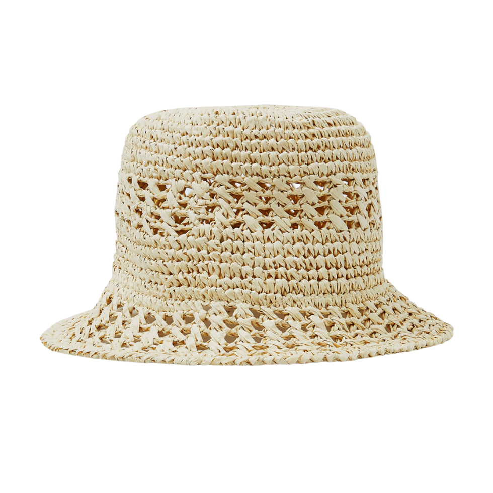 COS crochet bucket hat